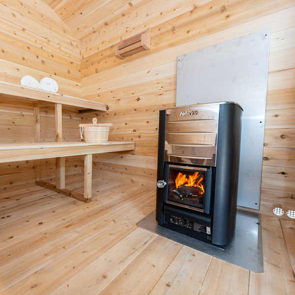 Dundalk LeisureCraft CT Georgian 2-6 Person Cabin Sauna CTC88W