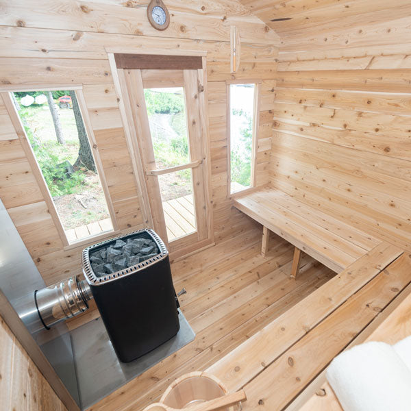 Dundalk LeisureCraft CT Georgian 2-6 Person Cabin Sauna CTC88W