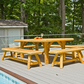 Dundalk LeisureCraft 42x96 Outdoor Dining Table L514