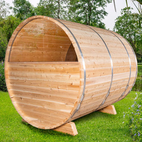Dundalk LeisureCraft Serenity MP 3-4 Person Barrel Sauna CTC2245MPE