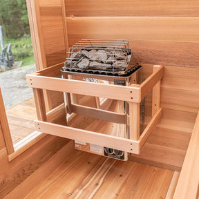 Dundalk LeisureCraft Serenity MP 3-4 Person Barrel Sauna CTC2245MPE